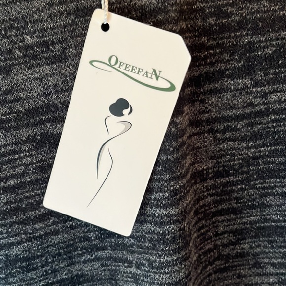 Ofeefan Ladies Top Black and gray Large New with tag - Picture 9 of 12